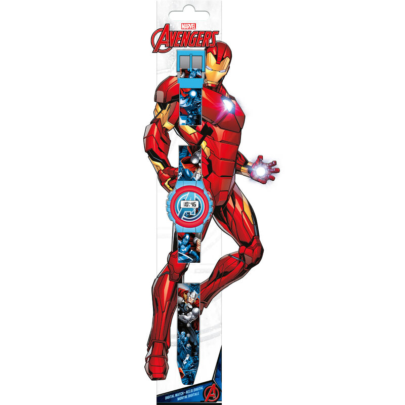 Reloj digital Los Vengadores Avengers Marvel de KIDS LICENSING - Frikibase.com