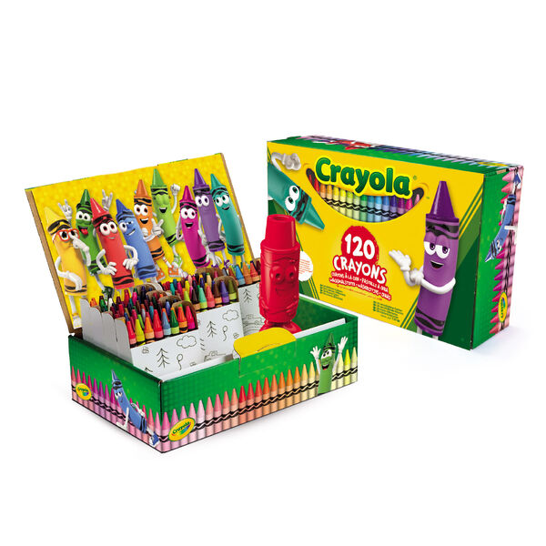 Set 120 Ceras + Sacapuntas Crayola de CRAYOLA - Frikibase.com