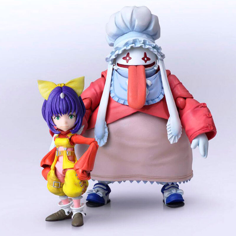 Set 2 figuras Figuras Bring Arts Eiko Carol y Quina Quen Final Fantasy IX 9-14cm de SQUARE-ENIX - Frikibase.com