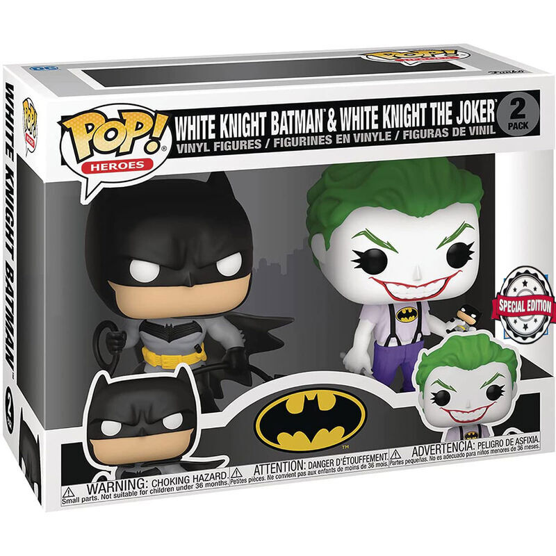 Set 2 figuras POP DC Comics Batman y Joker Exclusive de FUNKO - Frikibase.com