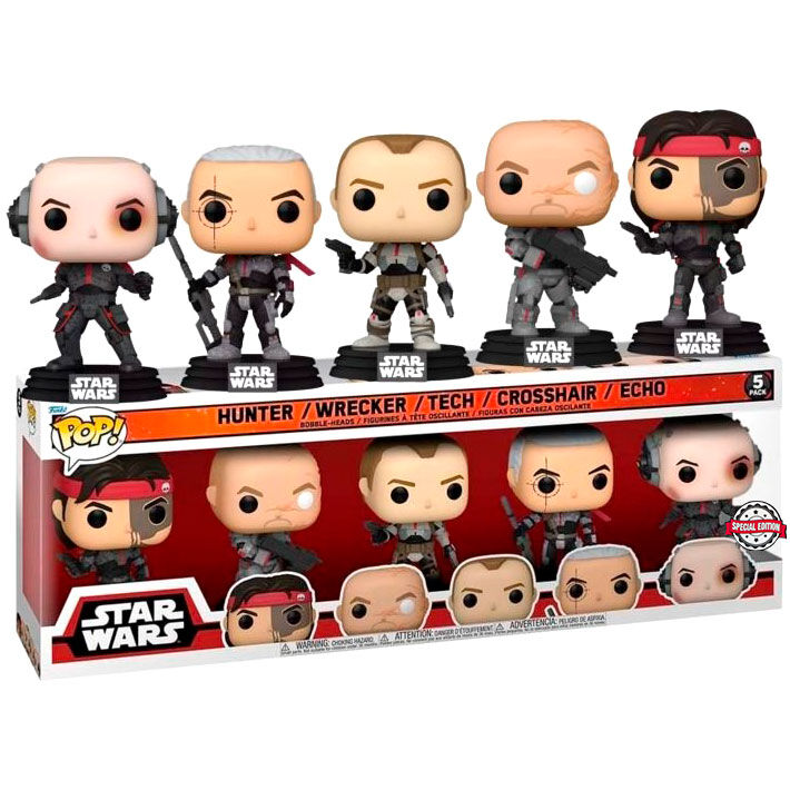 Set 5 figuras POP Star Wars Exclusive de FUNKO - Frikibase.com