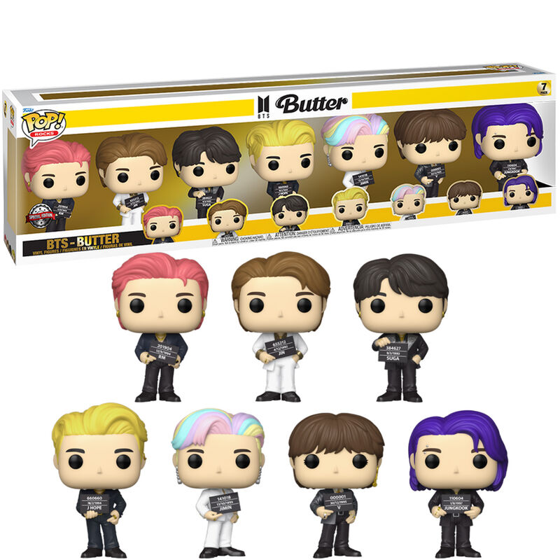 Set 7 figuras POP BTS Butter Exclusive de FUNKO - Frikibase.com