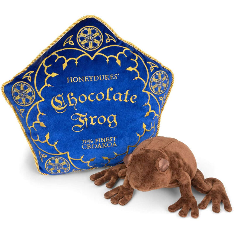 Set Cojin + Peluche Rana Chocolate Harry Potter de NOBLE COLLECTION - Frikibase.com