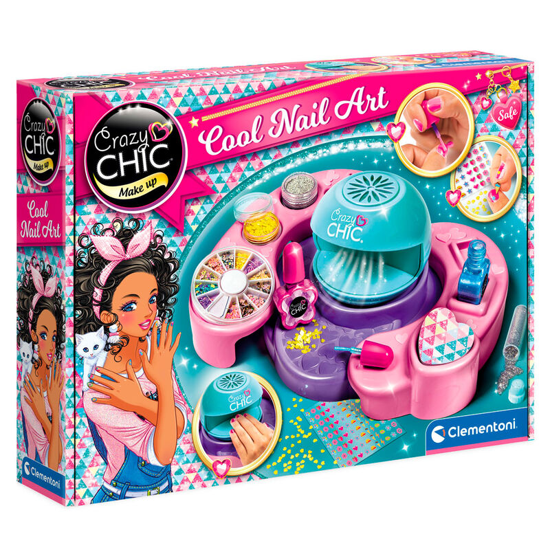 Set Creacion Uñas Crazy Chic de CLEMENTONI - Frikibase.com