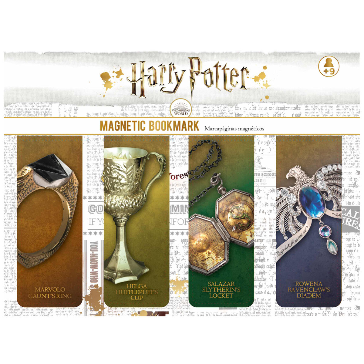 Set Marcapaginas Magneticos Horcruxes Harry Potter