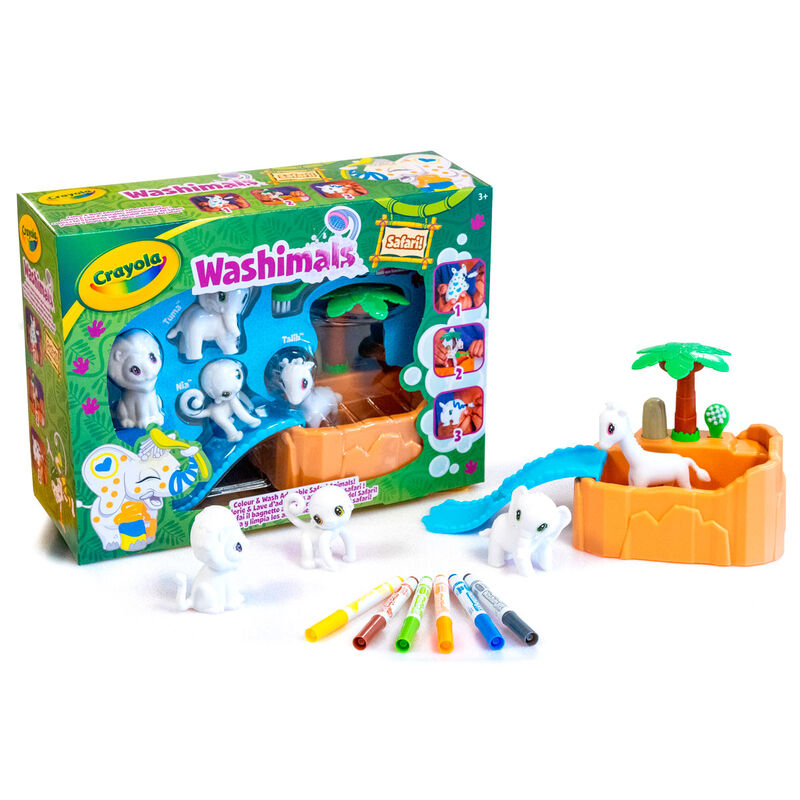 Set Oasis + 4 Cachorros Washimals Safari Crayola de CRAYOLA - Frikibase.com