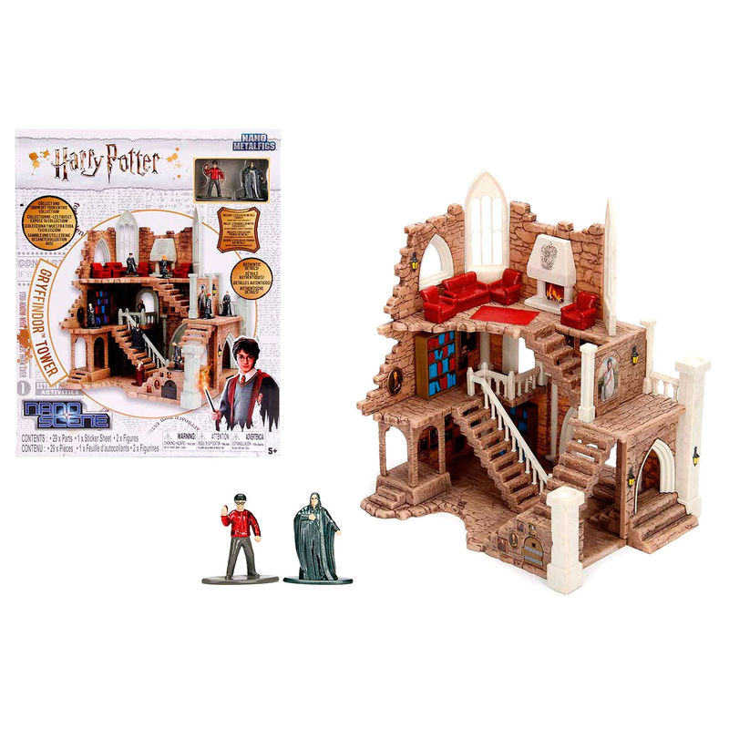 Set Torre Gryffindor + 2 figuras Harry Potter de JADA TOYS - Frikibase.com