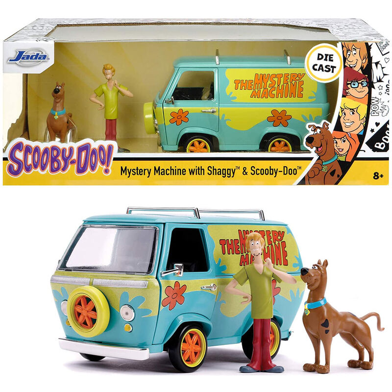 Set figuras Scooby Doo y Shaggy + Furgoneta Mistery Machine Scooby Doo de JADA TOYS - Frikibase.com