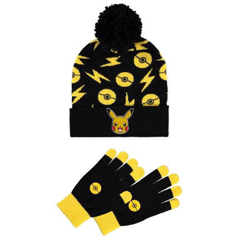 Set gorro y guantes Pikachu Pokemon