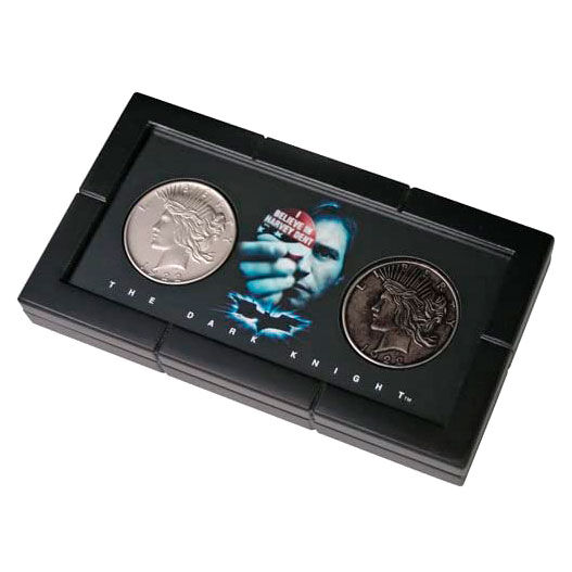 Set monedas Harvey Dent Dos Caras Batman DC Comics de NOBLE COLLECTION - Frikibase.com