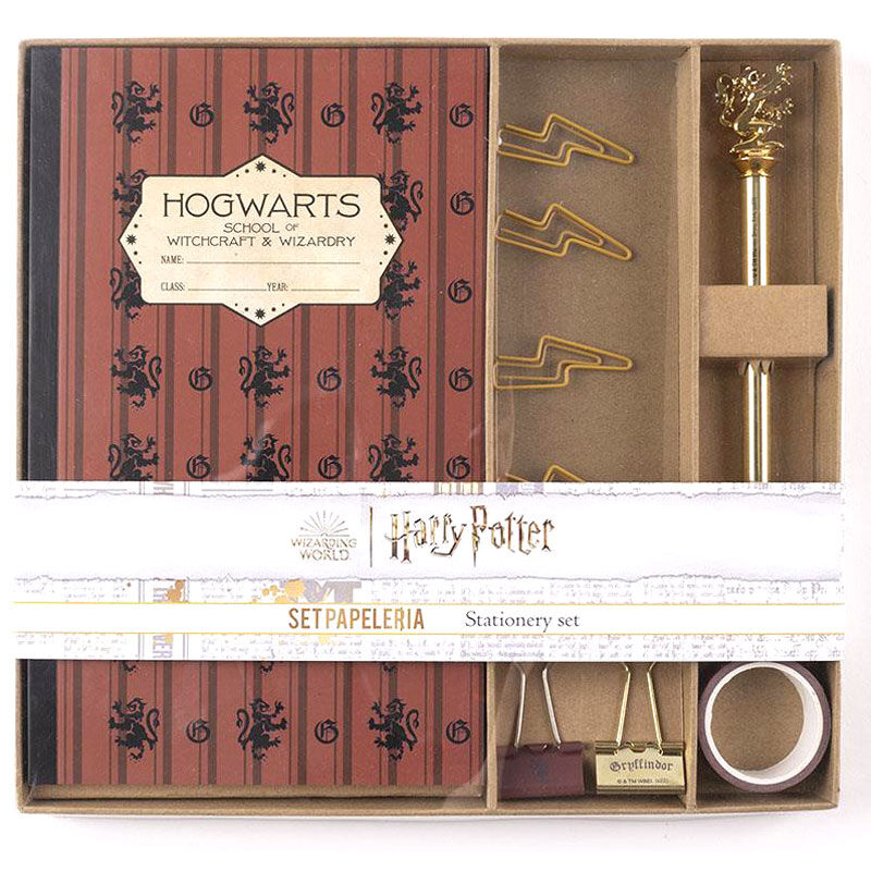 Set papeleria Hogwarts Harry Potter