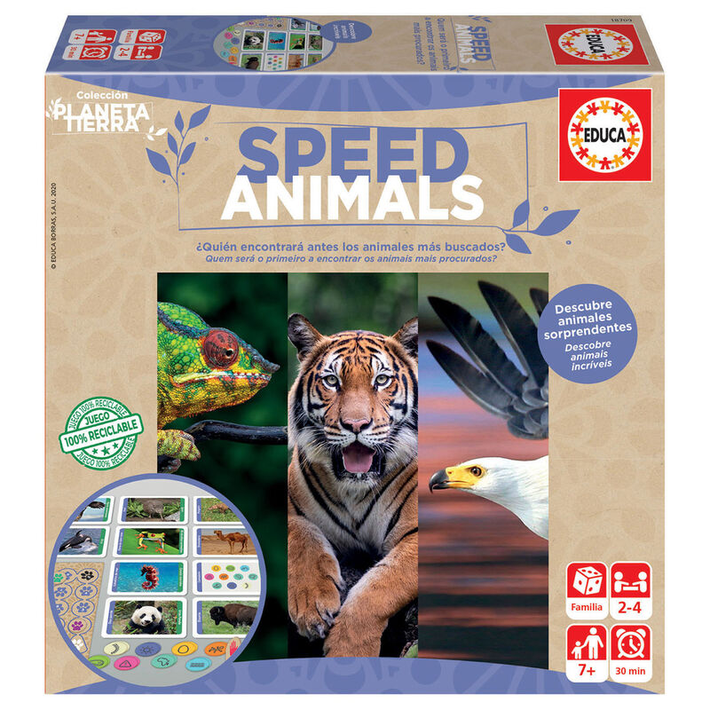 Speed Animals Planeta Tierra de EDUCA BORRAS - Frikibase.com