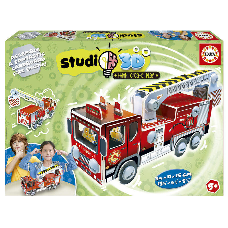 Studio 3D Camion de Bomberos de EDUCA BORRAS - Frikibase.com