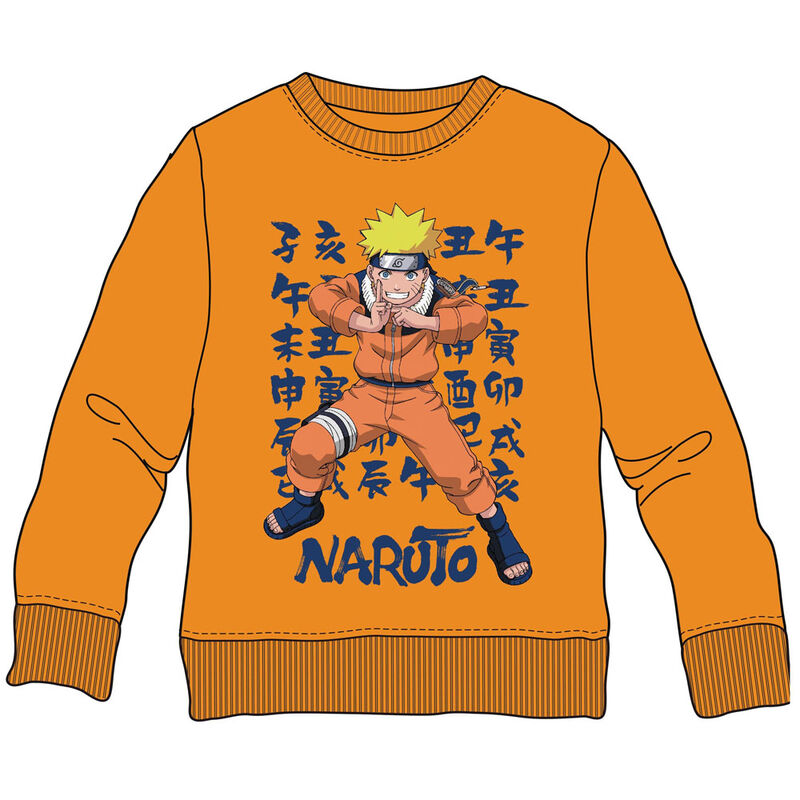 Sudadera Letras Naruto infantil