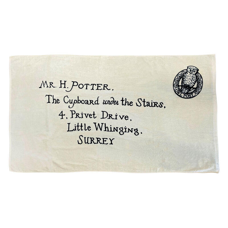 Toalla Carta de Aceptacion Harry Potter algodon
