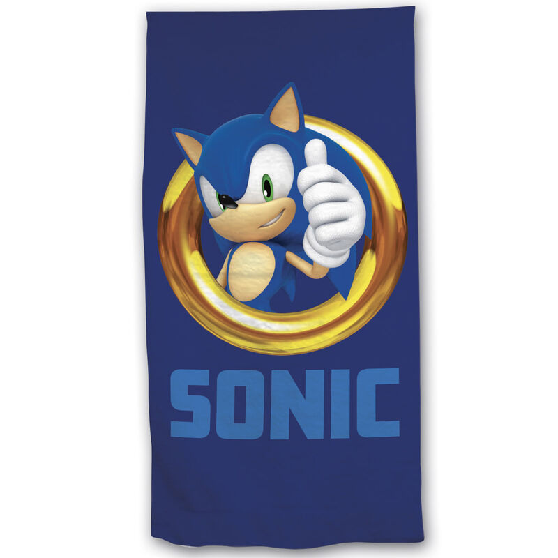 Toalla Sonic the Hedgehog microfibra de SEGA - Frikibase.com