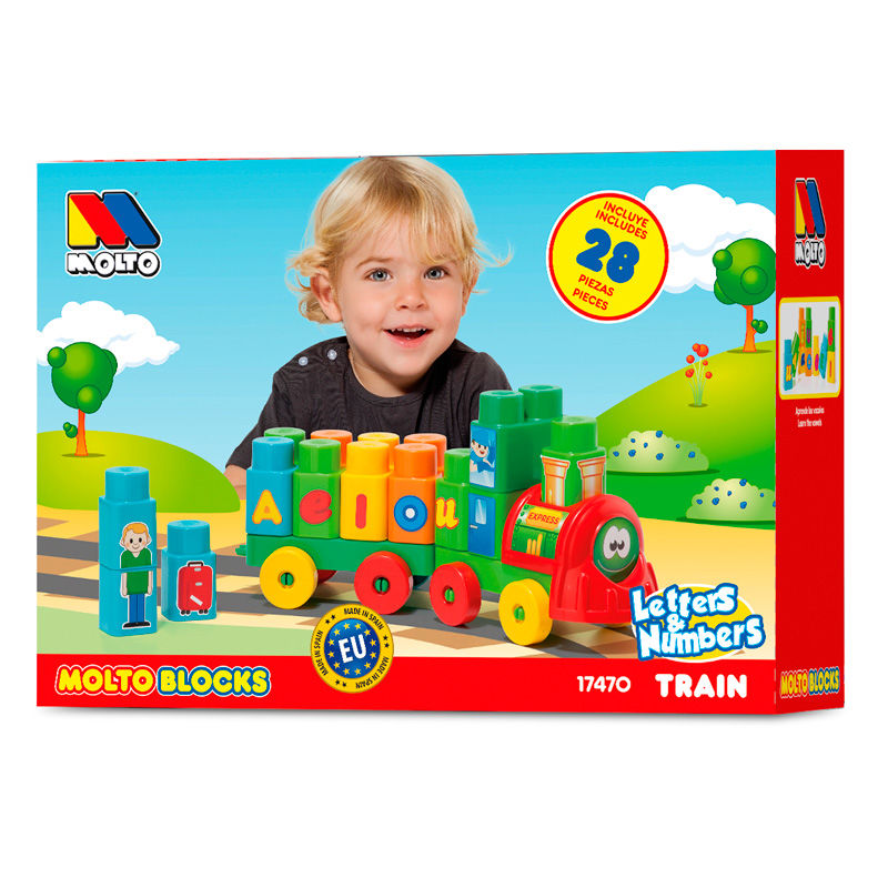 Tren vagones Blocks 28pz de MOLTO - Frikibase.com