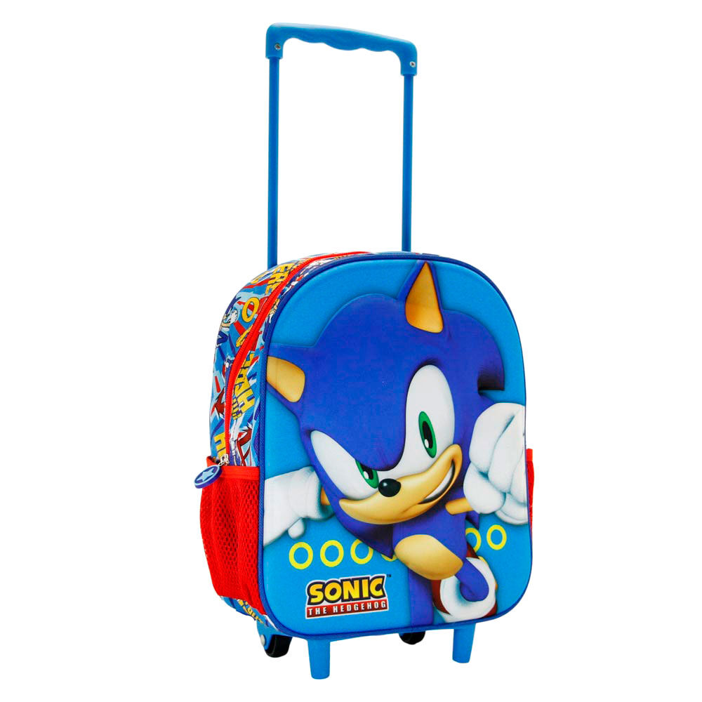 Trolley 3D Fast Sonic 34cm de KARACTERMANIA - Frikibase.com