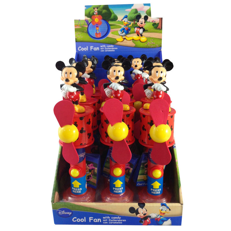 Ventilador figura caramelos Mickey Disney (surtido)