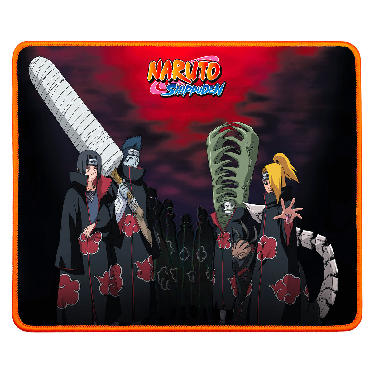 Alfombrilla raton Akatsuki Naruto de KONIX - Frikibase.com