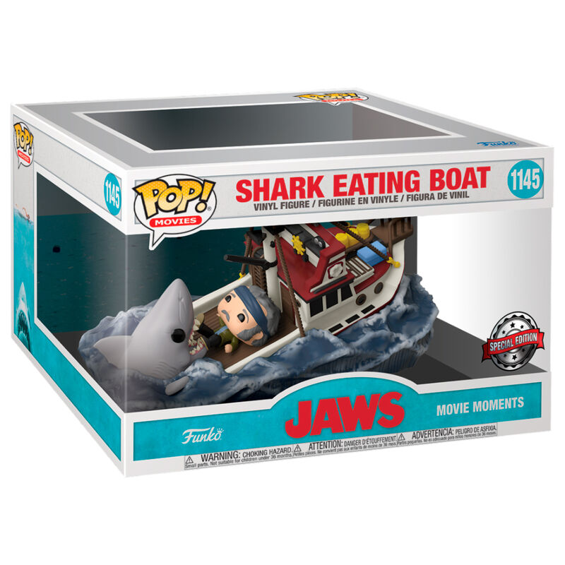 Figura POP Jaws Eating Boat Exclusive de FUNKO - Frikibase.com