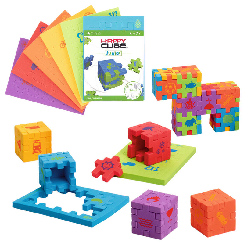 Juego Happy Cube Junior de SMART GAMES - Frikibase.com