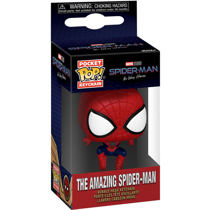 Llavero Pocket POP Marvel Spider-Man No Way Home The Amazing Spider-Man de FUNKO - Frikibase.com