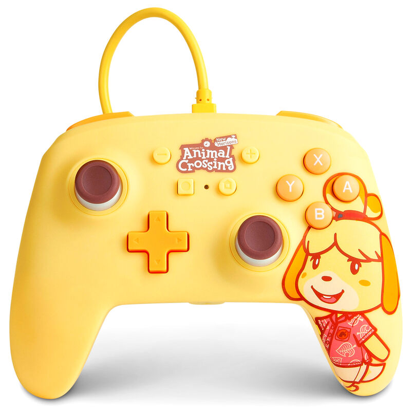 Mando con cable Isabelle Animal Crossing Nintendo Switch de POWERA - Frikibase.com