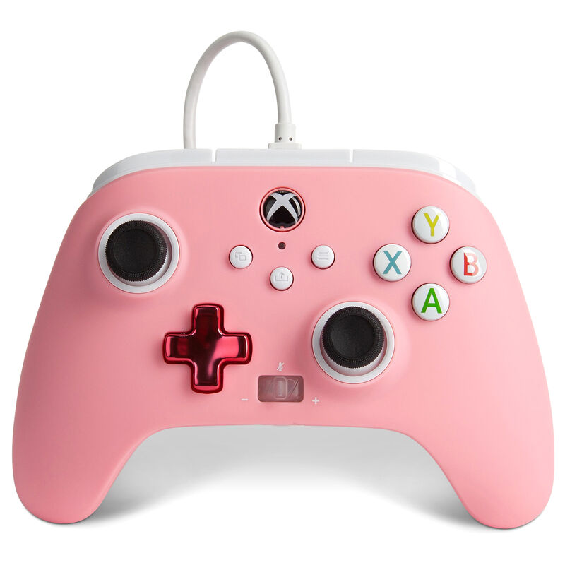 Mando con cable Xbox rosa de POWERA - Frikibase.com