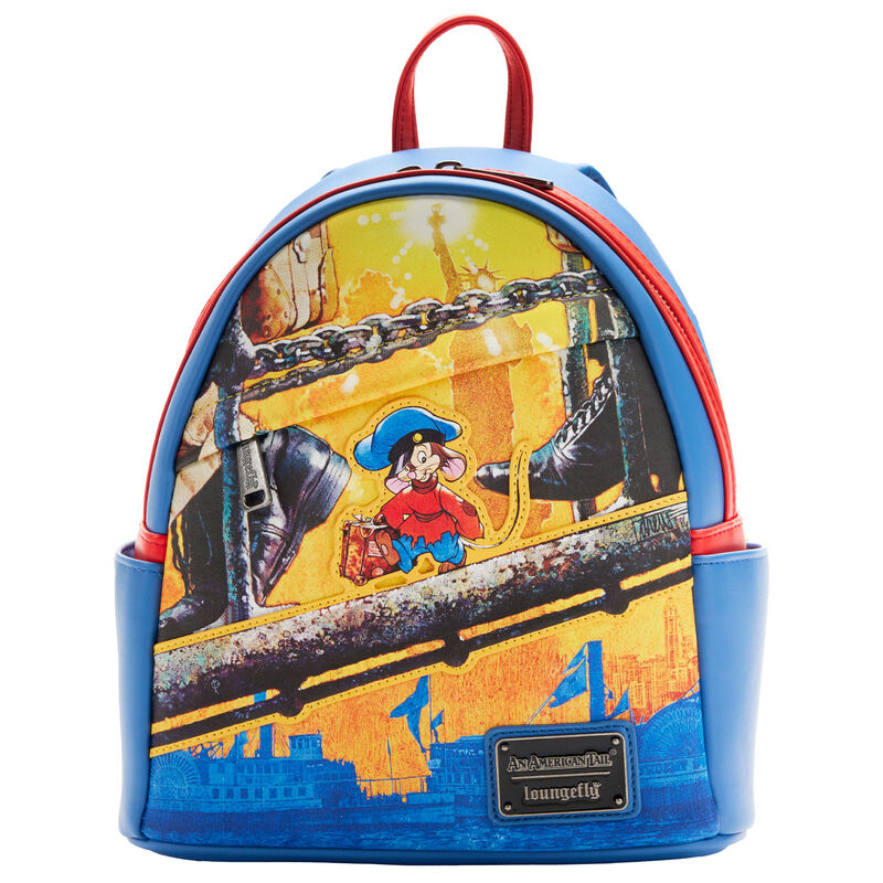 Mochila An American Tail Fievel 26cm de LOUNGEFLY - Frikibase.com