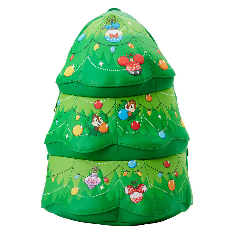 Mochila Arbol Navidad Chip and Dale Disney Loungefley 33cm de LOUNGEFLY - Frikibase.com