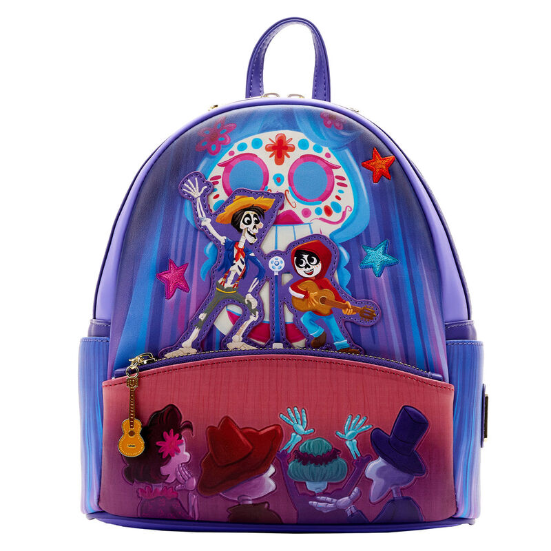 Mochila Miguel & Hector Performance Coco Disney Pixar Loungefly 25cm de LOUNGEFLY - Frikibase.com