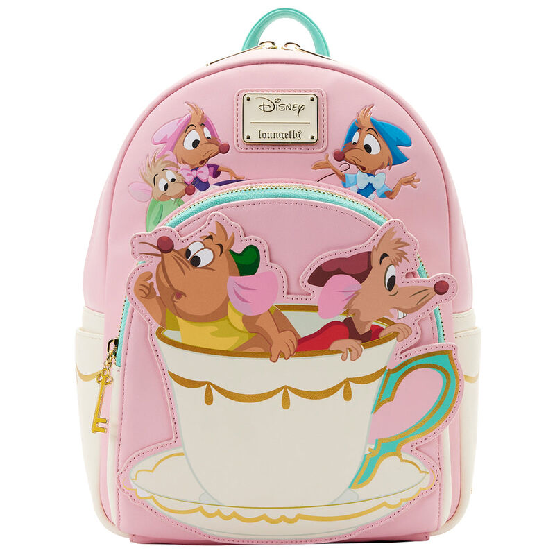 Mochila Taza Jack y Gus Gus Cenicienta Disney Loungefly 27cm de LOUNGEFLY - Frikibase.com