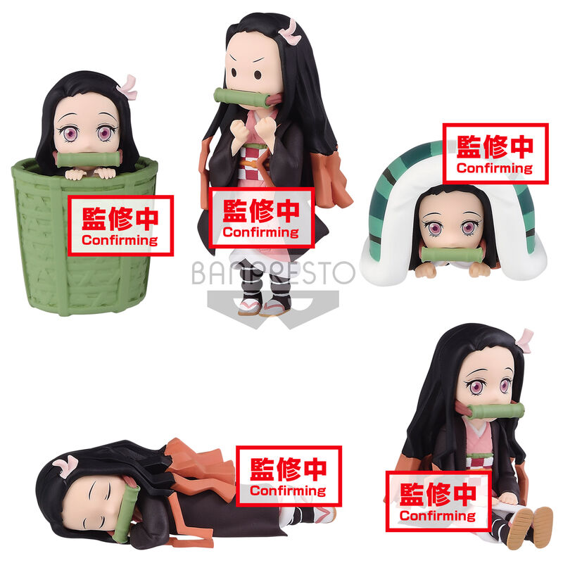 Pack 12 Figuras World Collectable Nezuko Kamado Demon Slayer Kimetsu No Yaiba surtido 7cm de BANPRESTO - Frikibase.com