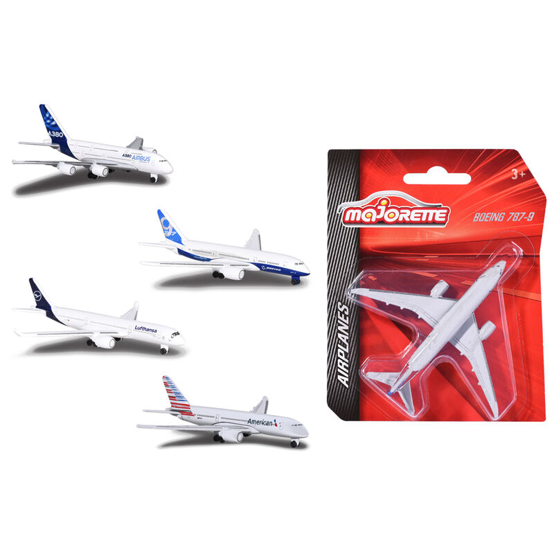 Pack 24 Aviones pasajeros surtido 13cm de MAJORETTE - Frikibase.com