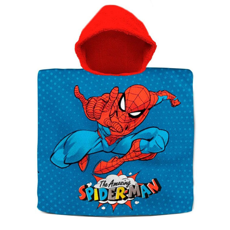 Poncho toalla Spiderman Marvel algodon de MARVEL - Frikibase.com