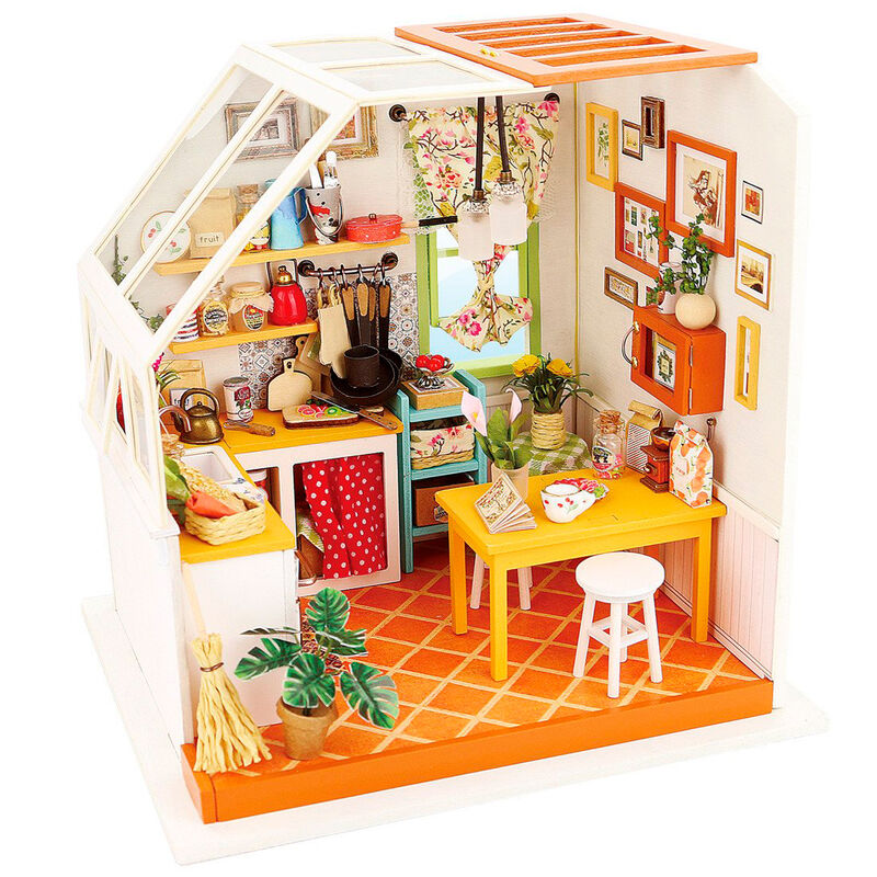 Puzzle 3D casa miniatura Jason s Kitchen de ROBOTIME - Frikibase.com