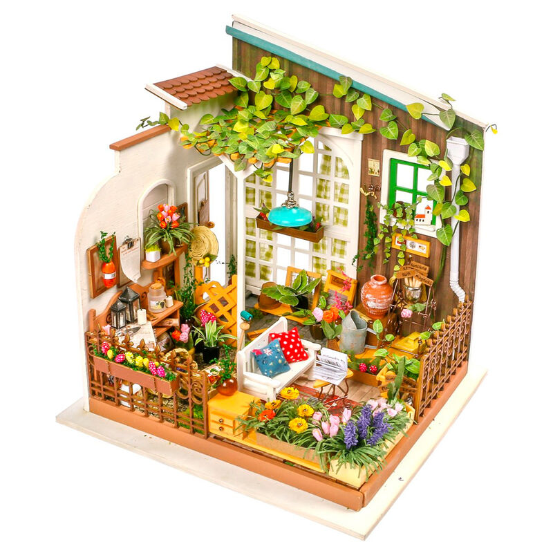 Puzzle 3D casa miniatura Miller s flower house de ROBOTIME - Frikibase.com