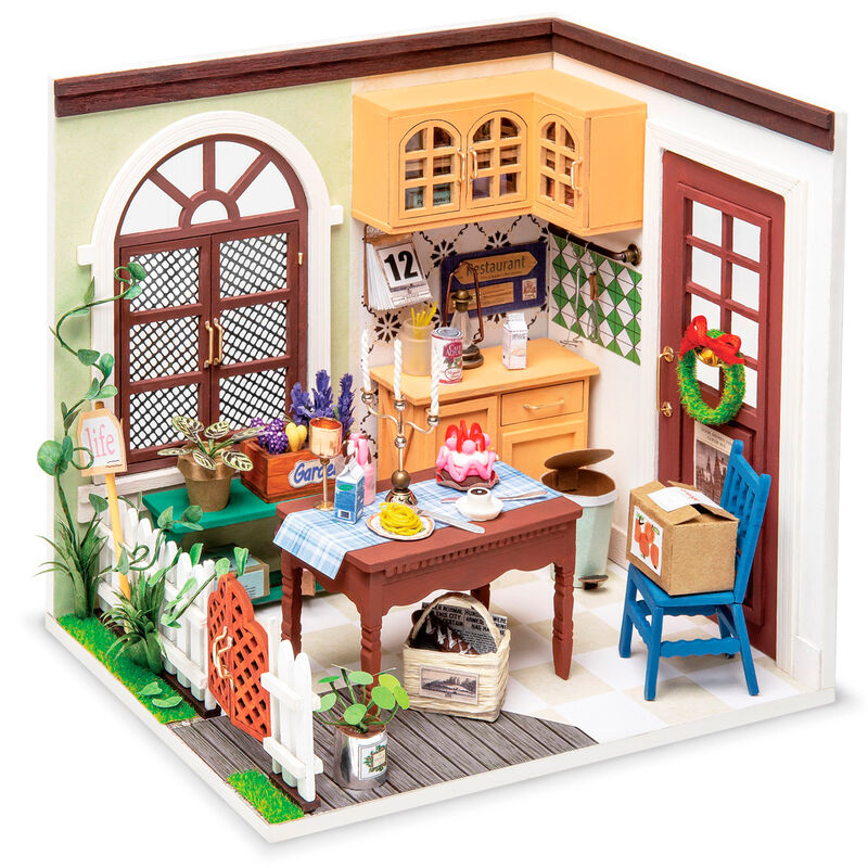 Puzzle 3D casa miniatura Mrs Charlie s Dinnin Room de ROBOTIME - Frikibase.com