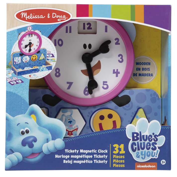 Reloj Magnetico Tickety Blues Clues & You de MELISSA AND DOUG - Frikibase.com