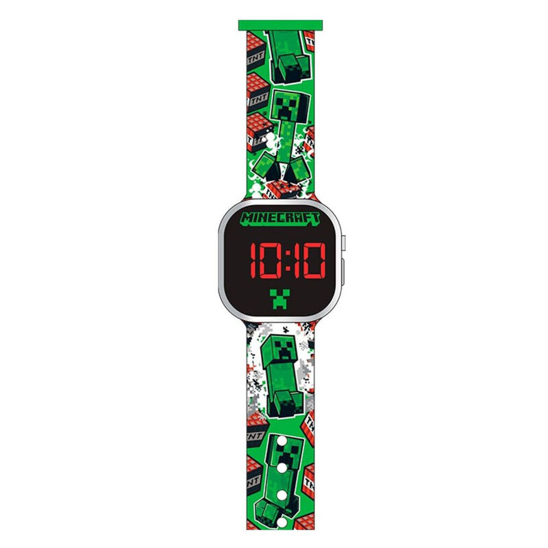 Reloj Minecraft led de MOJANG STUDIOS - Frikibase.com