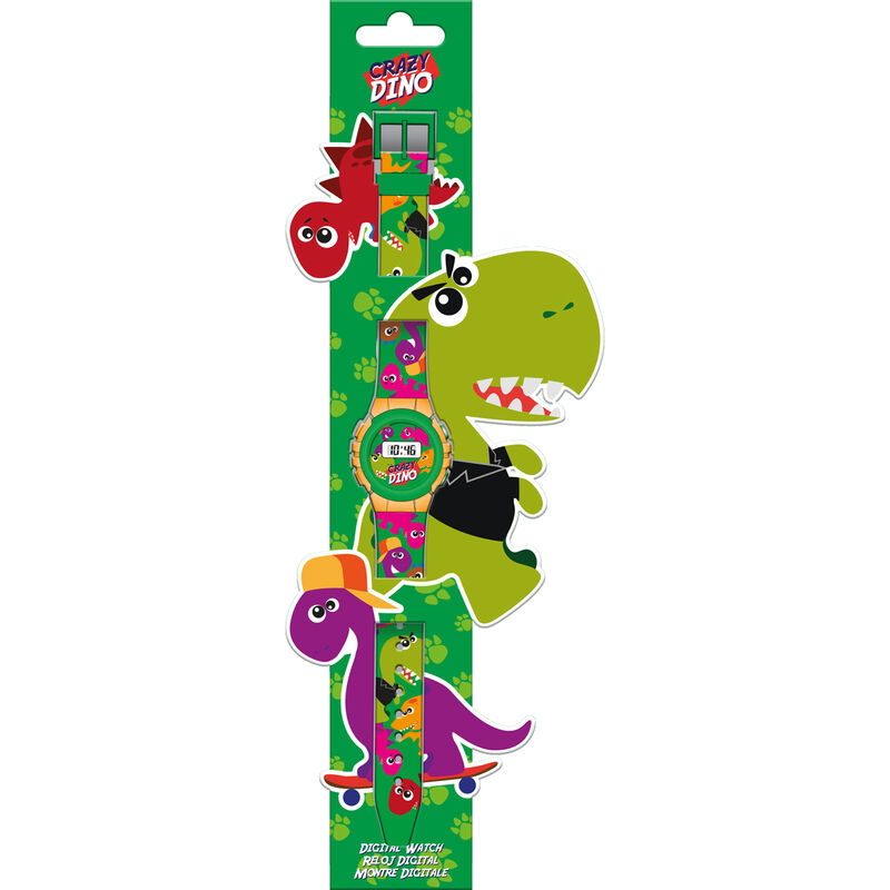 Reloj digital Crazy Dino de KIDS LICENSING - Frikibase.com