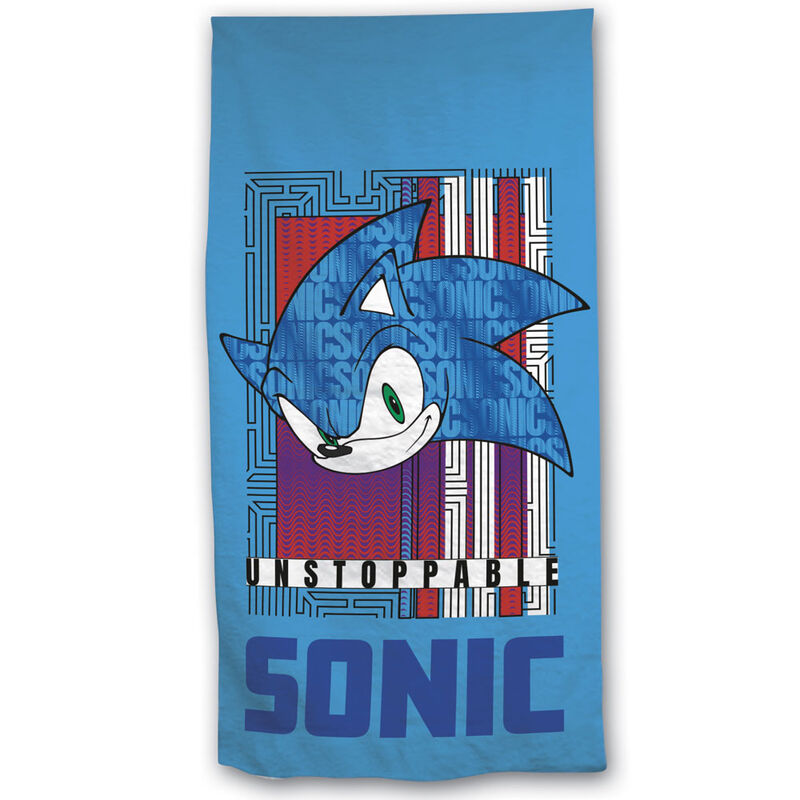 Toalla Sonic The Hedgehog microfibra de SEGA - Frikibase.com