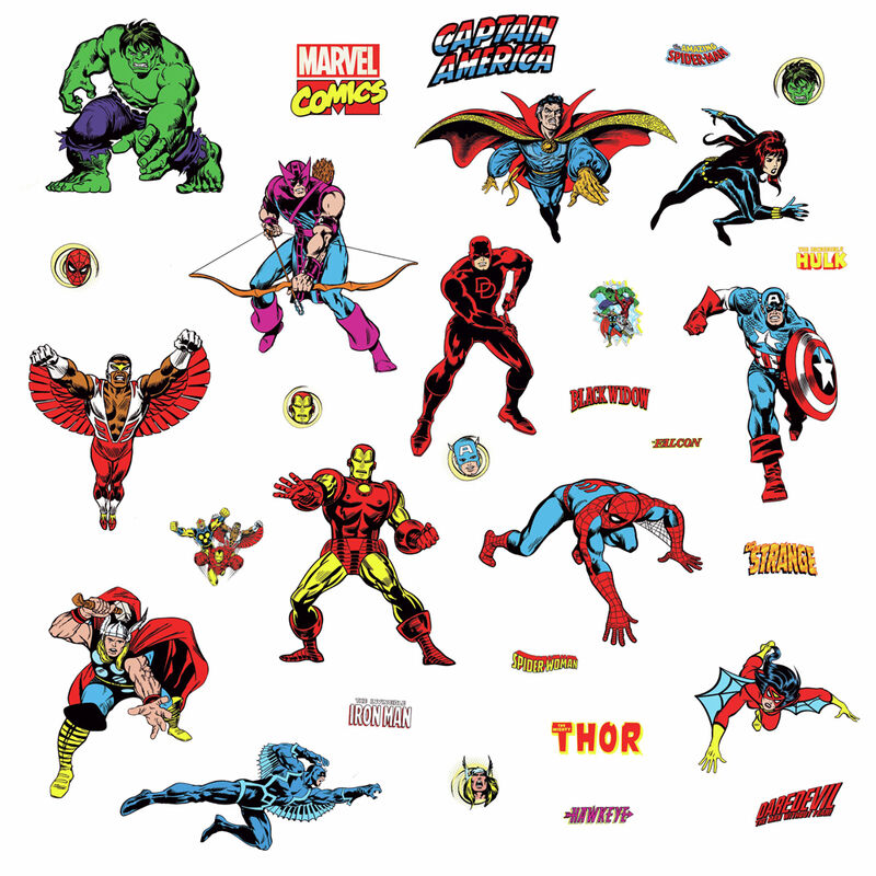 Vinilo decorativo Classics Marvel de ROOMMATES - Frikibase.com