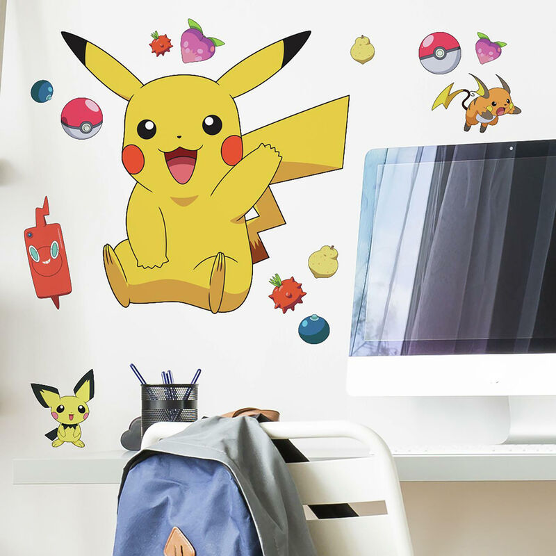 Vinilo decorativo Pikachu Pokemon de ROOMMATES - Frikibase.com