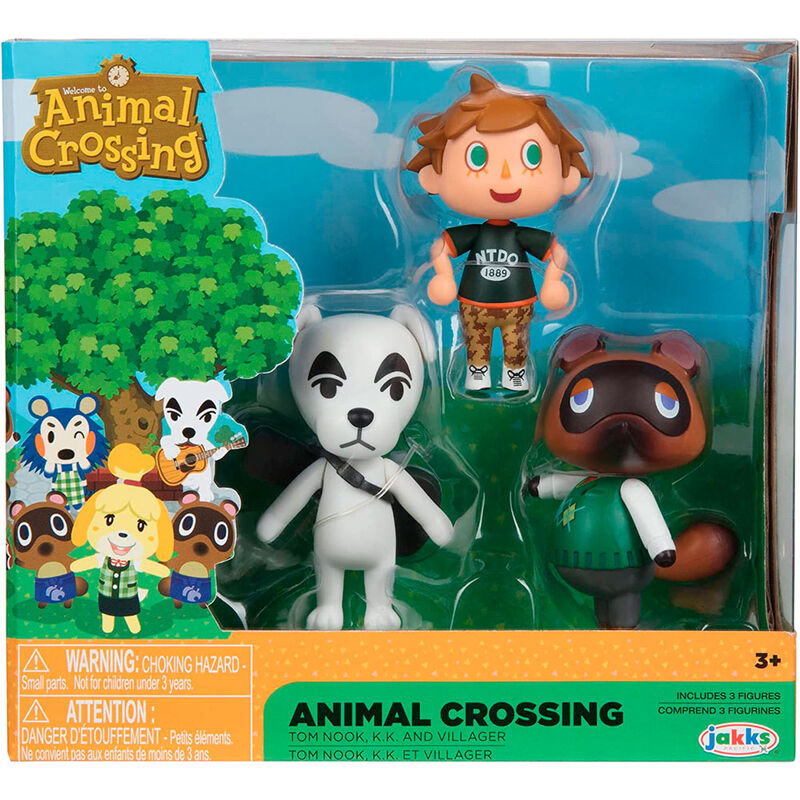 Blister 3 Figuras Animal Crossing 6cm de JAKKS PACIFIC - Frikibase.com