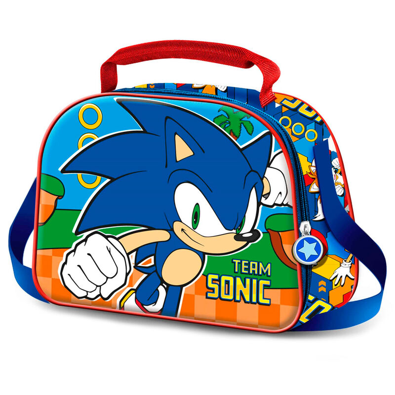 Bolsa portameriendas 3D Team Sonic The Hedgehog de KARACTERMANIA - Frikibase.com