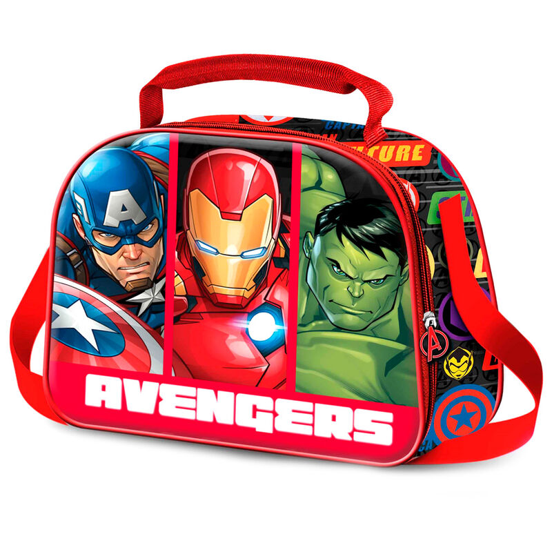 Bolsa portameriendas 3D Union Los Vengadores Avengers Marvel de KARACTERMANIA - Frikibase.com