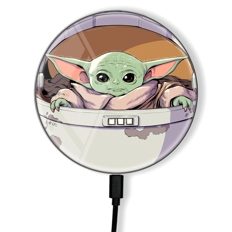 Cargador inalambrico Baby Yoda Mandalorian Star Wars de ERT GROUP - Frikibase.com