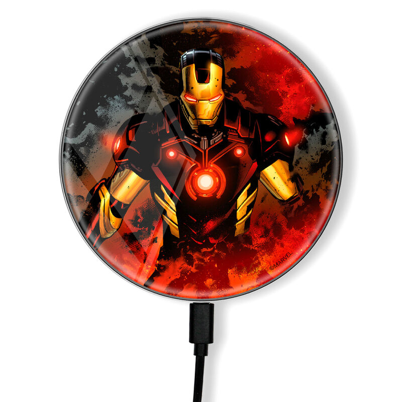 Cargador inalambrico Iron Man Marvel de ERT GROUP - Frikibase.com